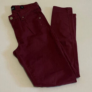 LUCKY Brand Ava Legging Dark Red Pant 4/27